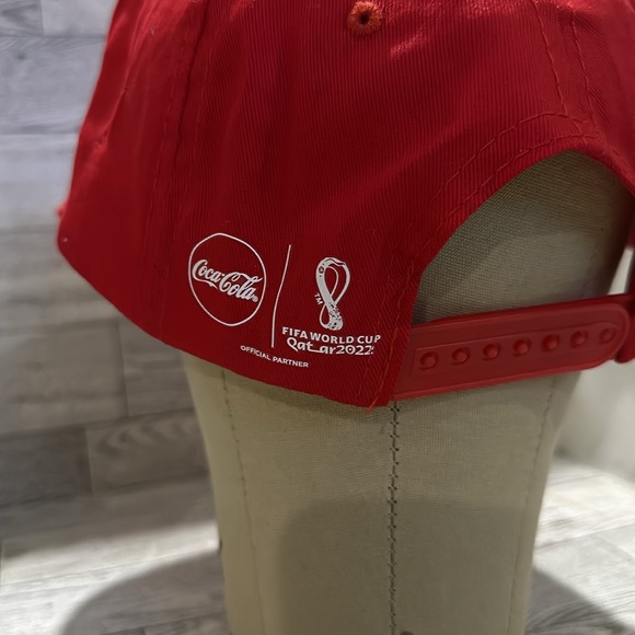 Coca Cola red FIFA World Cup 2022 World Cup baseball cap hat - Picture 3 of 6